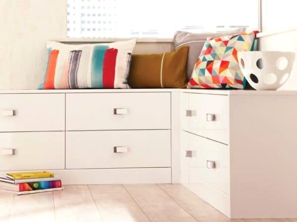 Lustro bedroom design available at Hush Bedrooms - bedroom corner