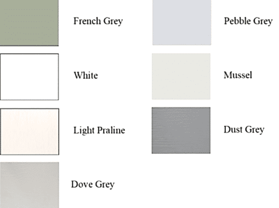 Lucerne available finishes with Hush Bedrooms Lucerne available finishes with Hush Bedrooms
