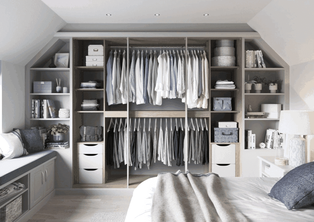 Fitted wardrobes and clothes storage wardrobe interiors