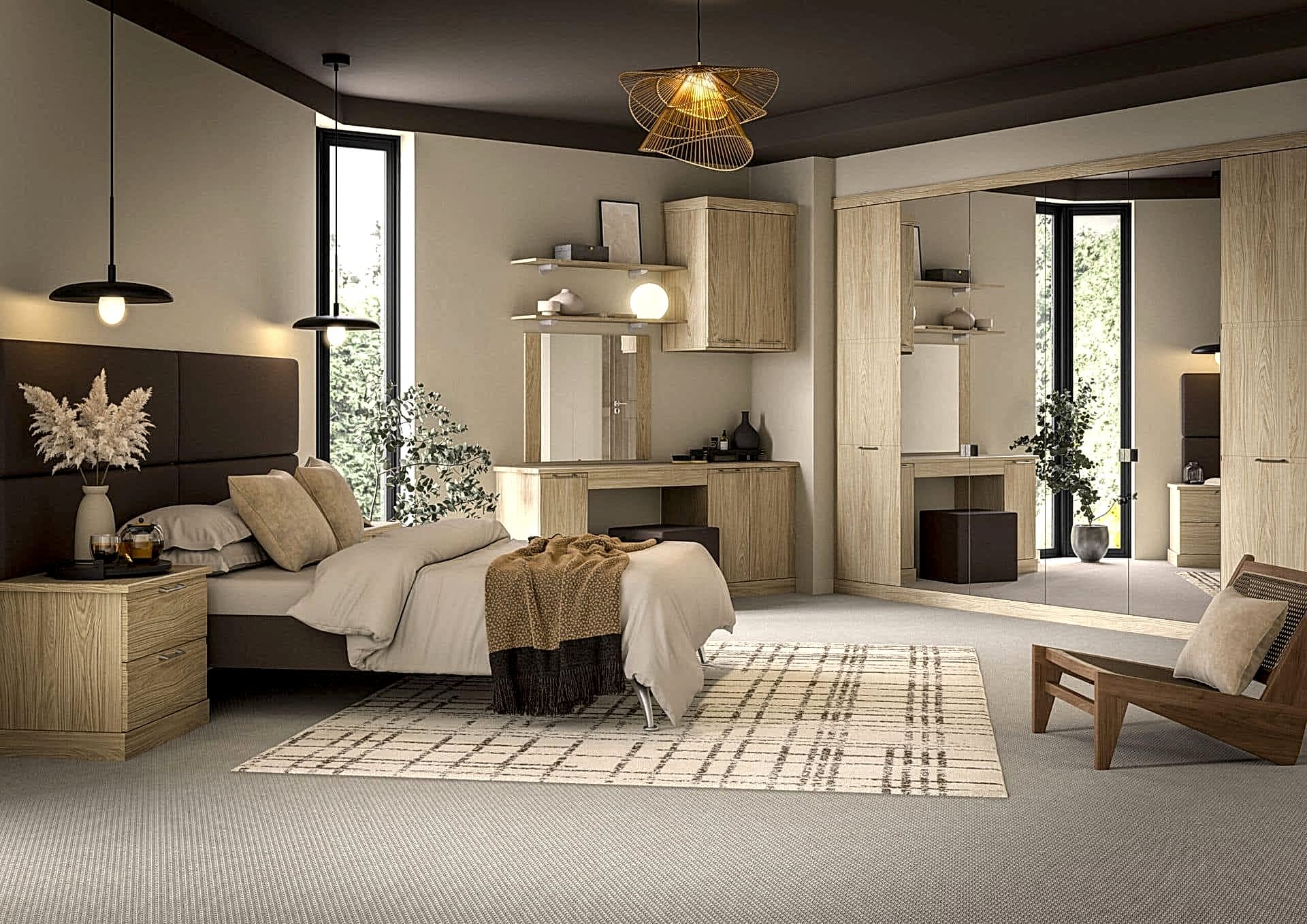 Eaton-Casella-oak-Bedroom-fitted furniture Eaton Casella oak Bedroom fitted furniture