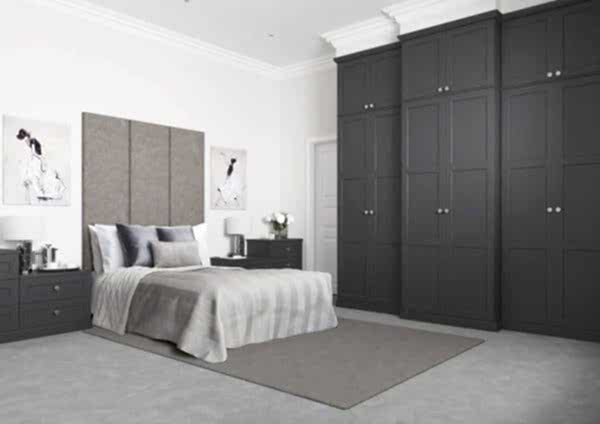 TORINO MATT GRAPHITE fitted bedroom range